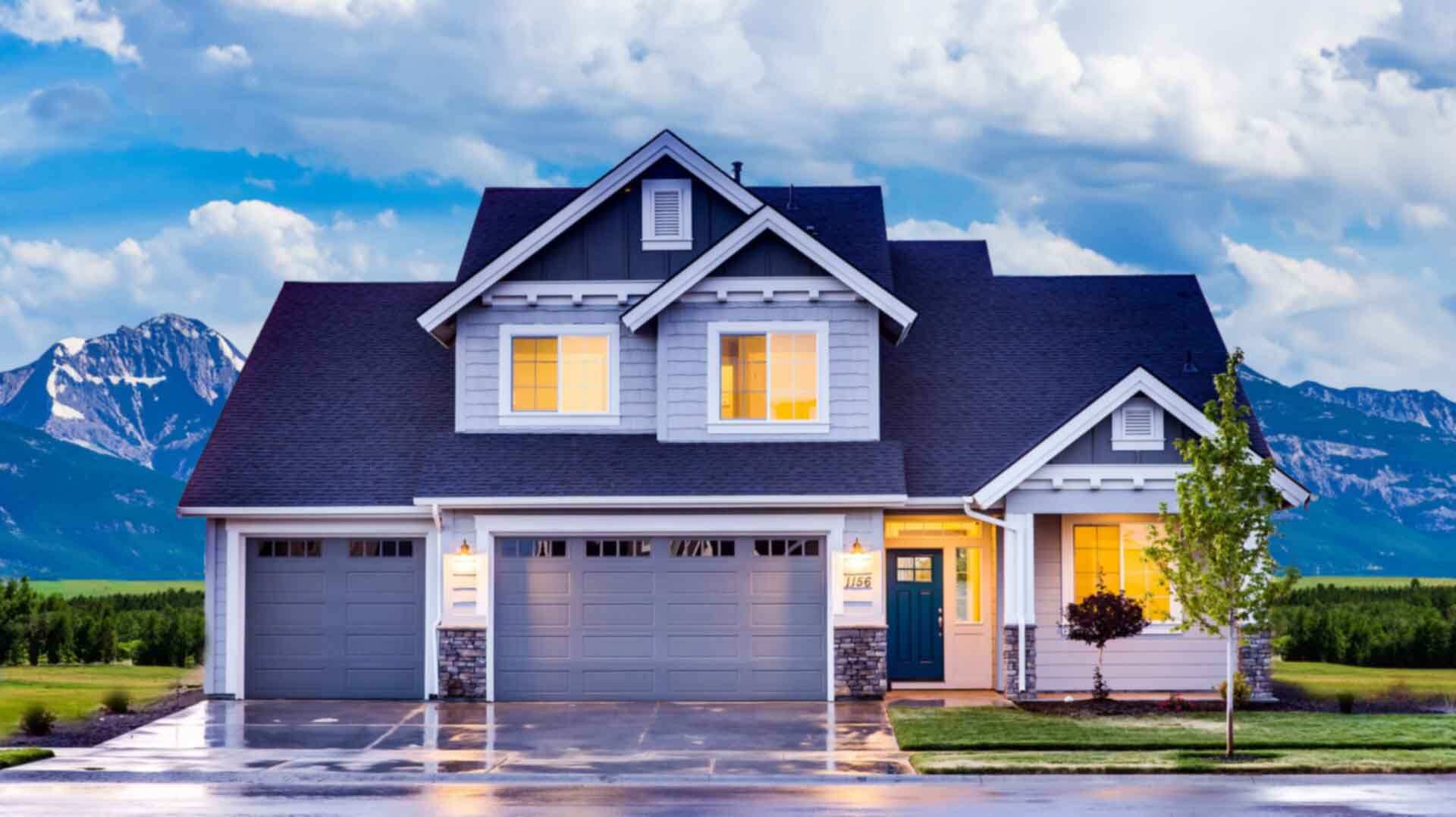 Residential new construction home in Montana