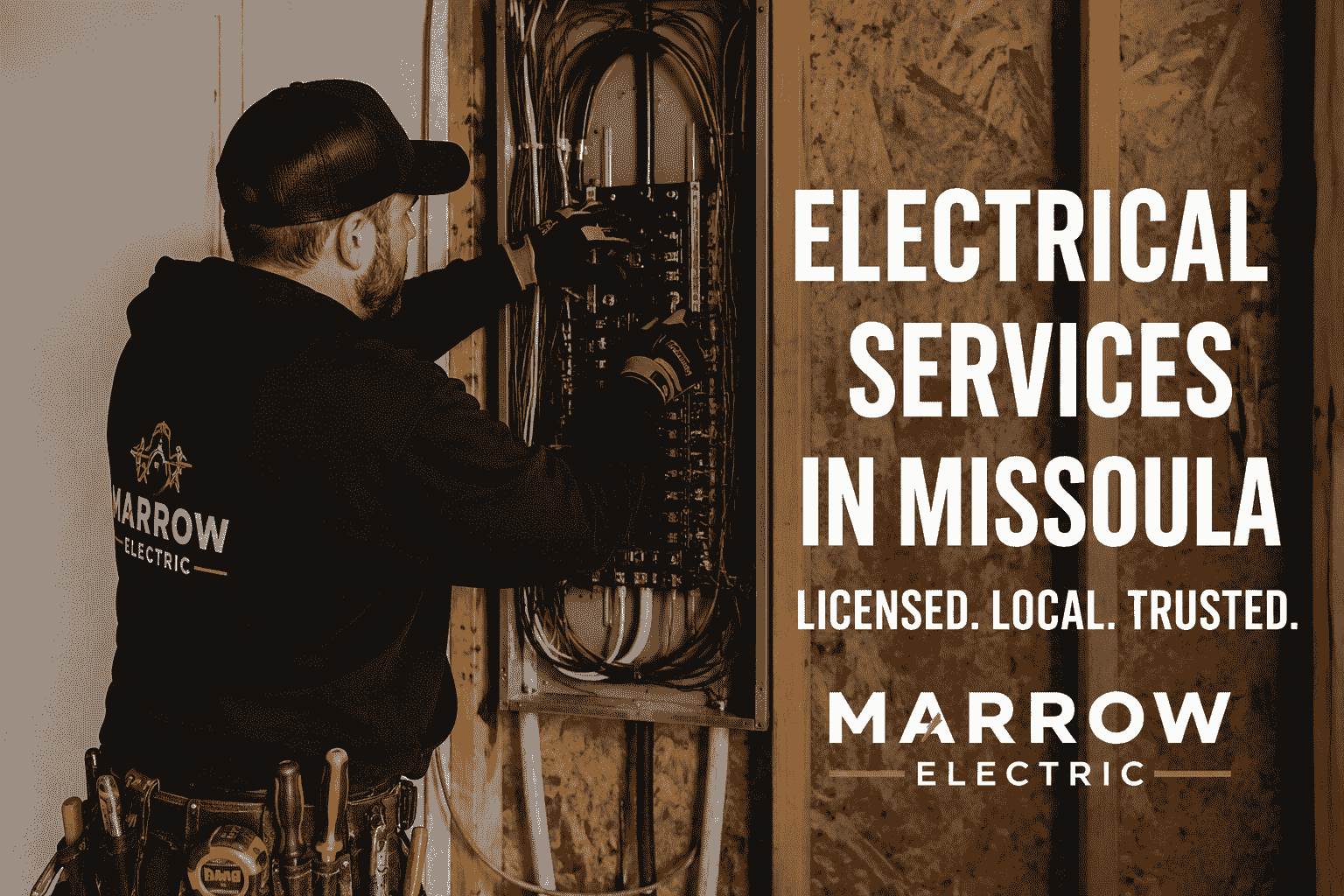 Licensed electrician in Missoula, MT by Marrow Electric