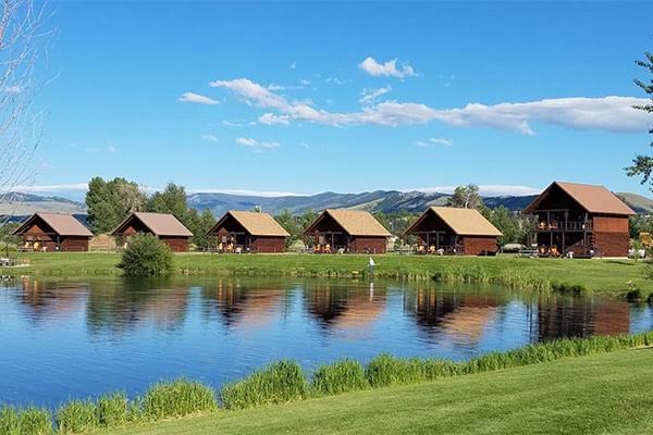 Open meadow and mountains near Florence Montana